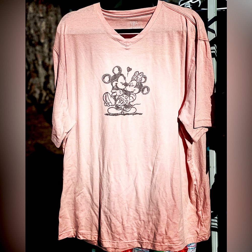 Never Worn Mickey & Minnie Custom Shirt